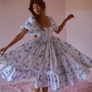 Selkie La Belle Etoile Cotton French Puff Dress